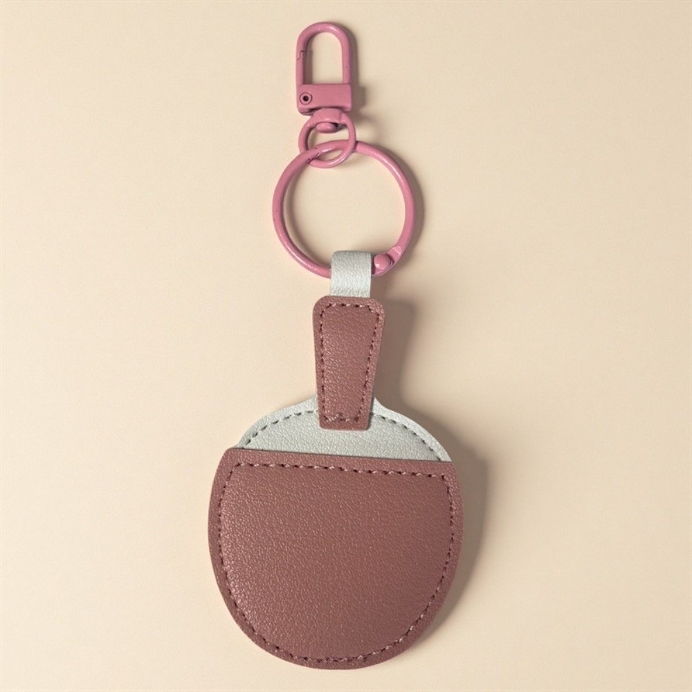 Table Tennis Cartoon - Funny Table Tennis Bats Keychain Cute