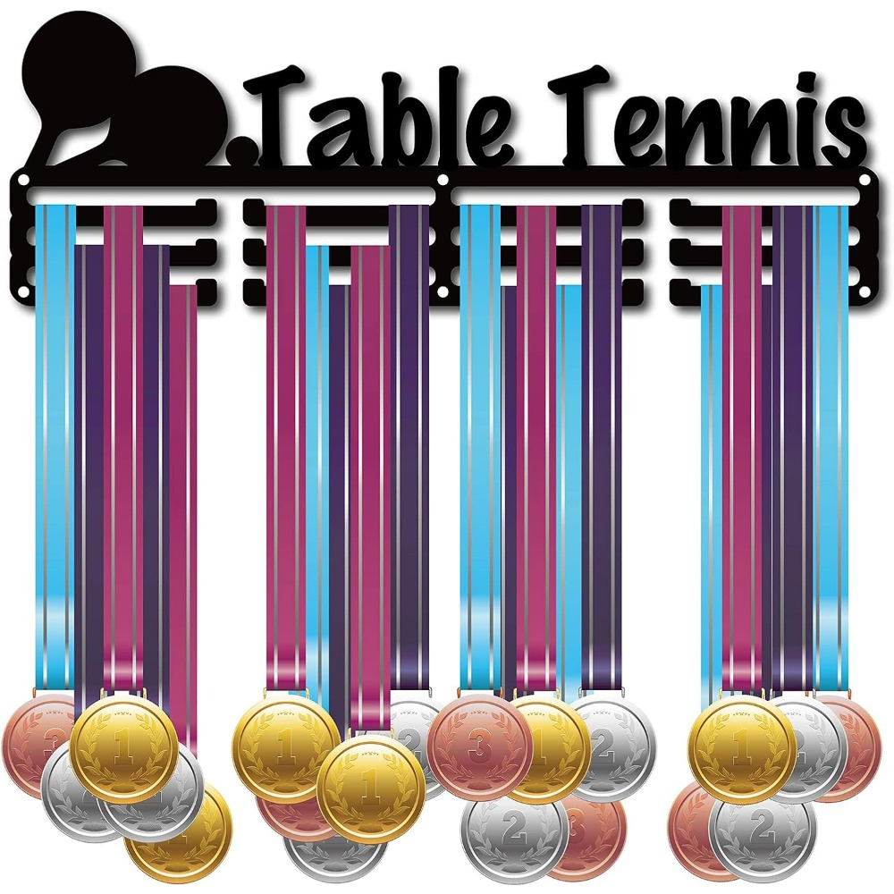 Table Tennis Logo - Medal Holder Sport Table Tennis Medals