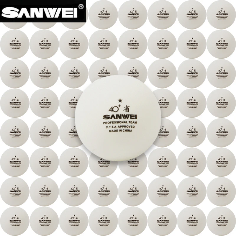 Table Tennis Video Game - SANWEI 100pcs/pack 40+ Table Tennis Balls