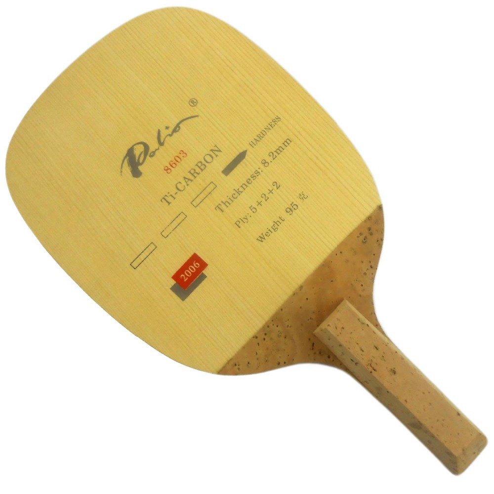 Table Tennis Blade - PALIO 8603 Carbon Titanium Table Tennis