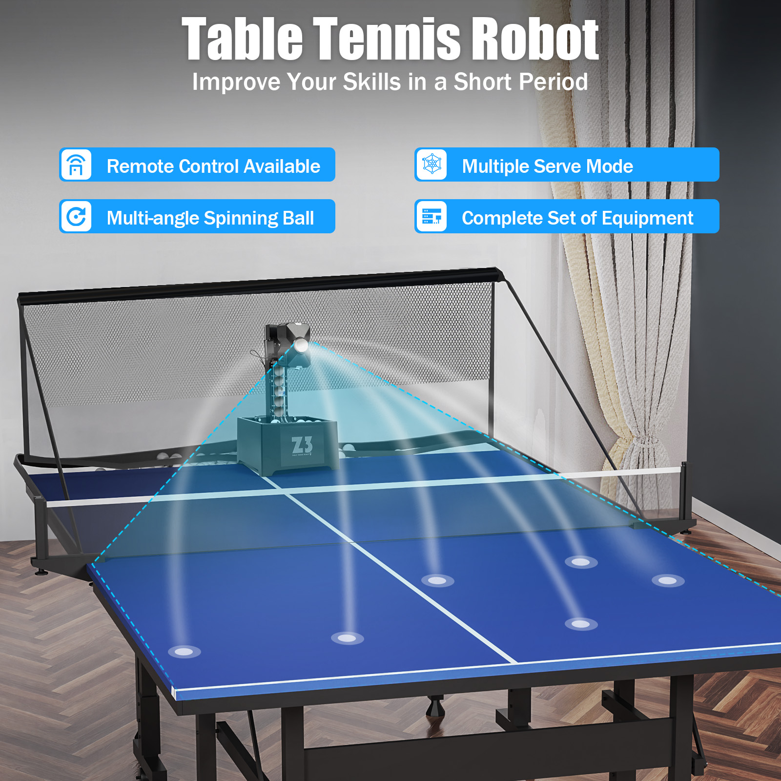 Table Tennis Robot with Net&10 - Table Tennis Hub 리뷰 및 가격