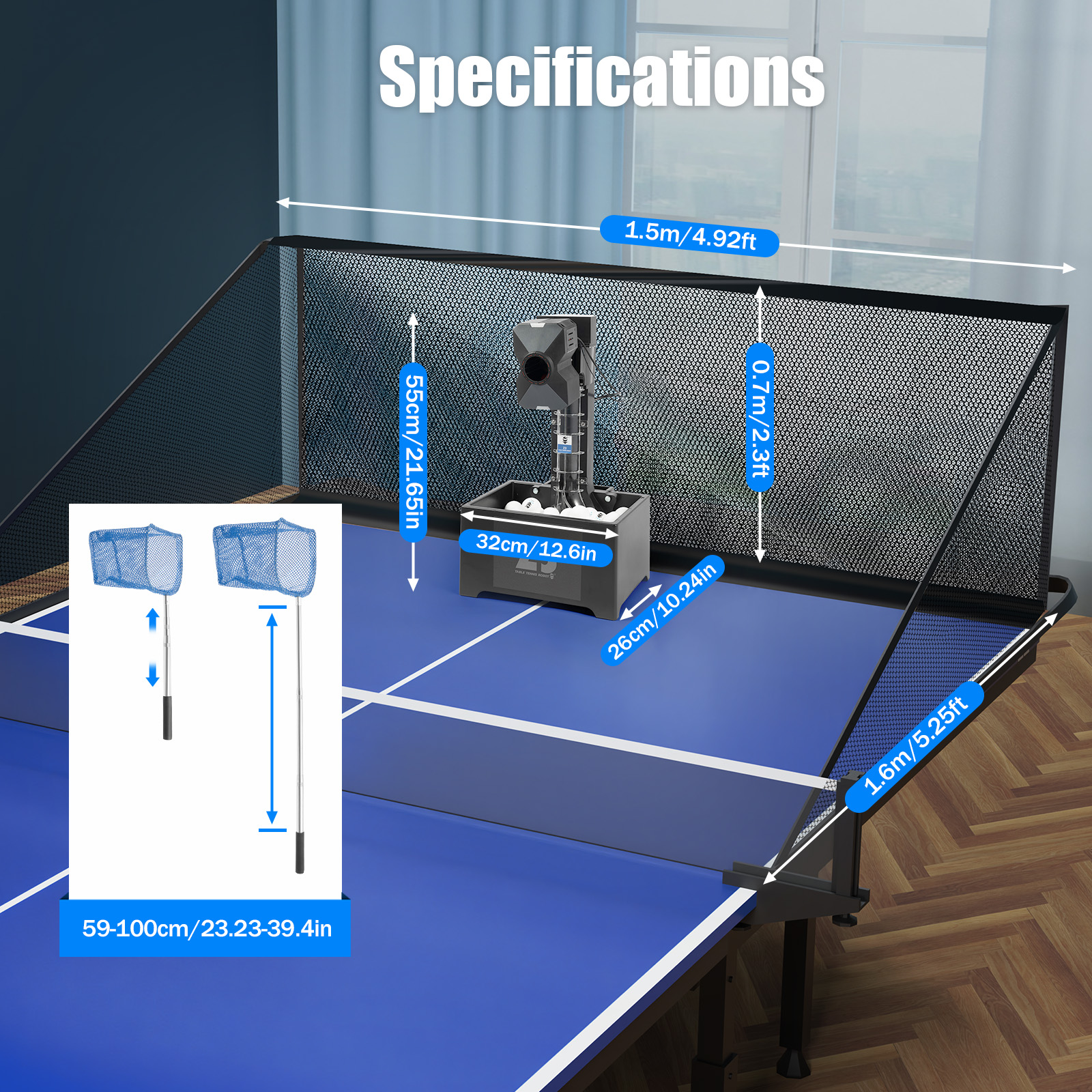 Table Tennis Robot with Net&10 - Table Tennis Hub 리뷰 및 가격