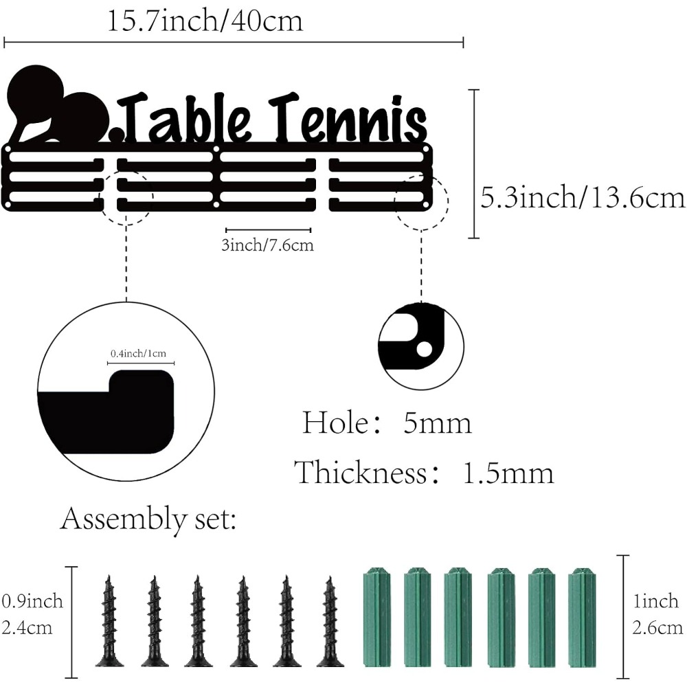 Medal Holder Sport Table Tenni - Table Tennis Logo 리뷰 및 가격
