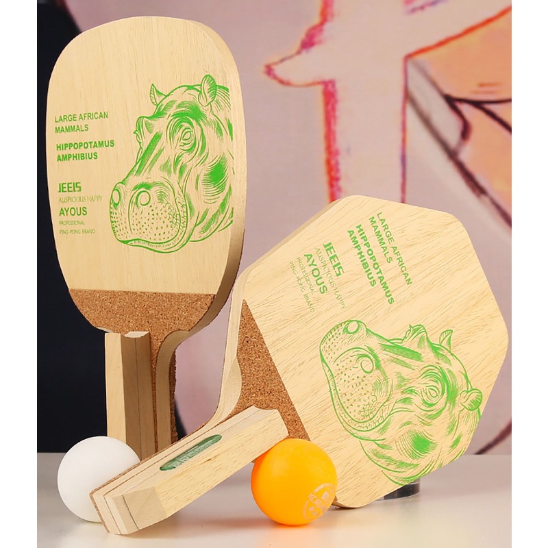JEELS Green Hippo 1 Ply Ayous  - Table Tennis Blade 리뷰 및 가격