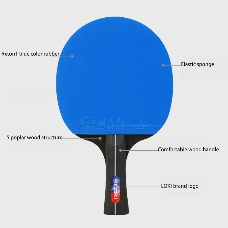 LOKI K5000 Table Tennis Racket - Table Tennis Hub 리뷰 및 가격