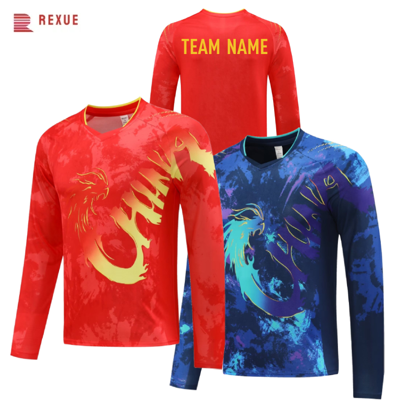 China Dragon Long Sleeve Table - Table Tennis Logo 리뷰 및 가격