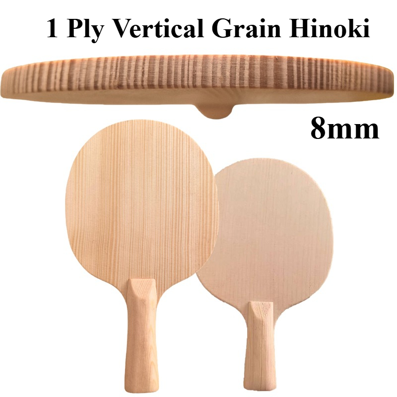 1-Ply 8mm Vertical Grain Hinok - Table Tennis Blade 리뷰 및 가격