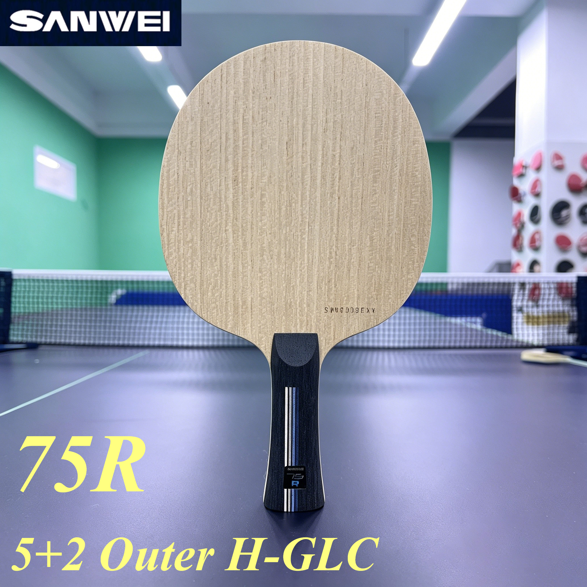 SANWEI 75R 5+2 Outer H-GLC Tab - Table Tennis Blade 리뷰 및 가격