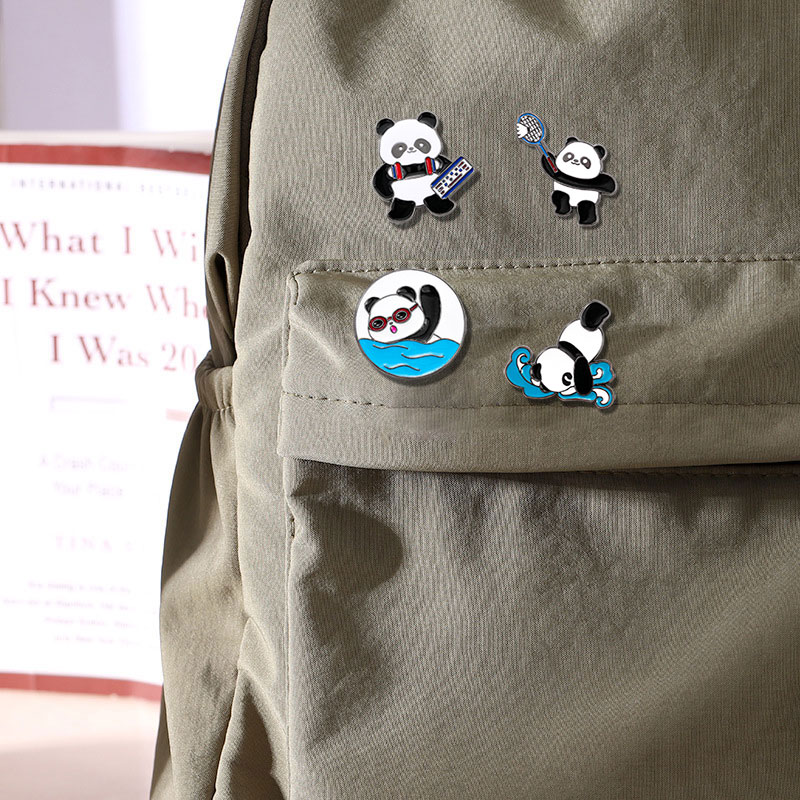 Cartoon Panda Sports Theme Ena - Table Tennis Cartoon 리뷰 및 가격