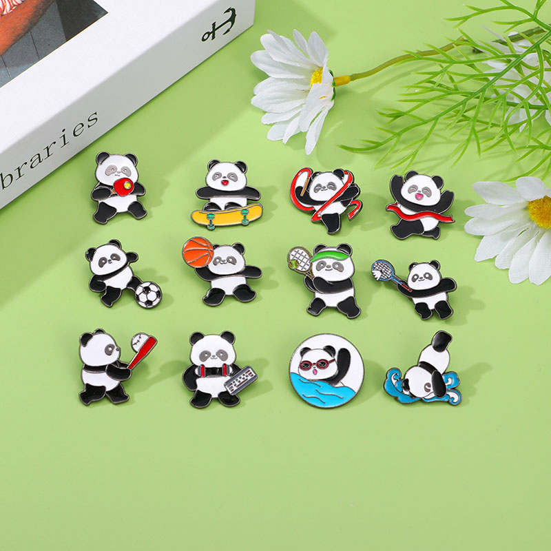 Cartoon Panda Sports Theme Ena - Table Tennis Cartoon 리뷰 및 가격
