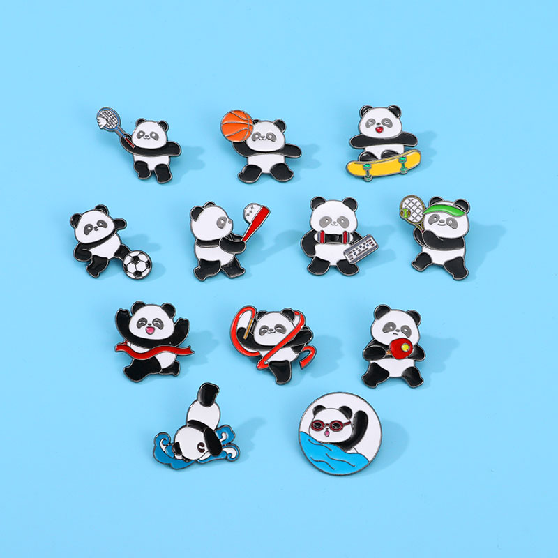 Cartoon Panda Sports Theme Ena - Table Tennis Cartoon 리뷰 및 가격