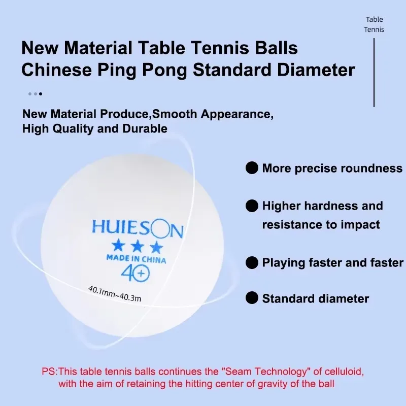 100PCS Huieson Blue Logo Table - Table Tennis Logo 리뷰 및 가격