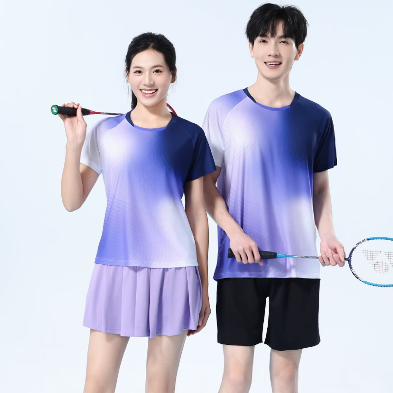Men Quick Dry Badminton Shirt  - Table Tennis Logo 리뷰 및 가격